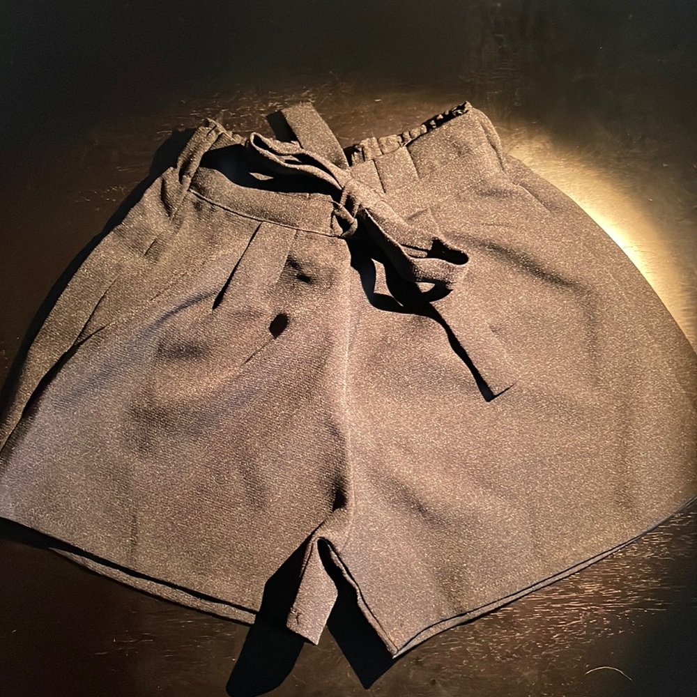 Black dress shorts